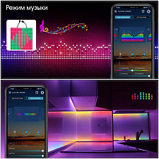 Огонек OG-LDL30-1 LED контроллер DC 12-24В (Wi-Fi, 2*RGB, 2*3PIN)